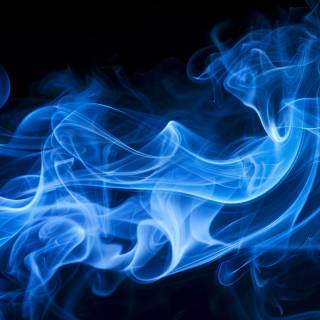 4k blue fire wallpaper