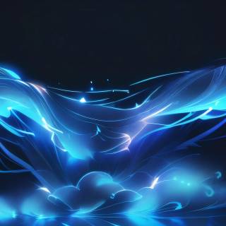 4k blue fire wallpaper