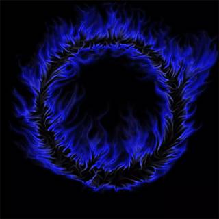 4k blue fire wallpaper