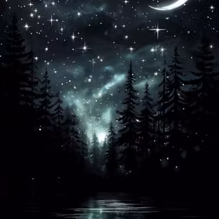 Dark sky mobile wallpaper