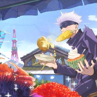 Satoru Gojo 4k desktop wallpaper