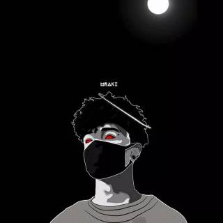 Mobile black 4k wallpaper