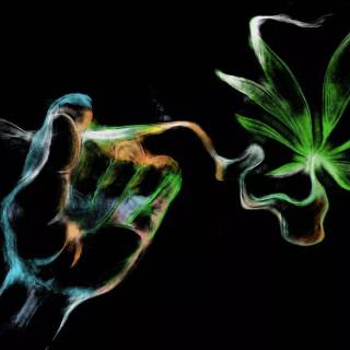 Weed computer cartoon wallpaper