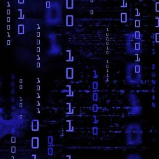 Binary code phone wallpaper