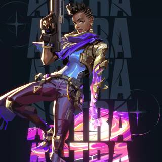 Astra Valorant 4k wallpaper