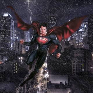 Man of Steel 4k PC wallpaper