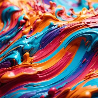 4k color splash wallpaper