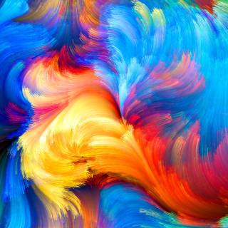 4k color splash wallpaper