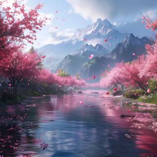 4k Cherry Blossom tree wallpaper