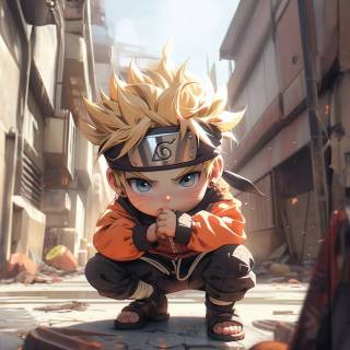 Chibi anime desktop wallpaper