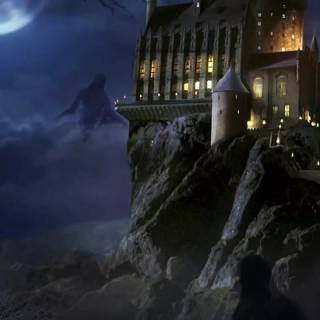 Hogwarts castle phone wallpaper