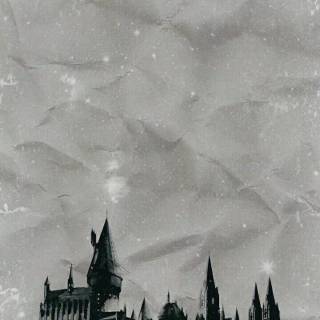Hogwarts castle phone wallpaper