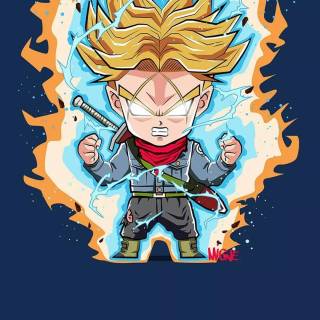 Future Trunks iPhone wallpaper