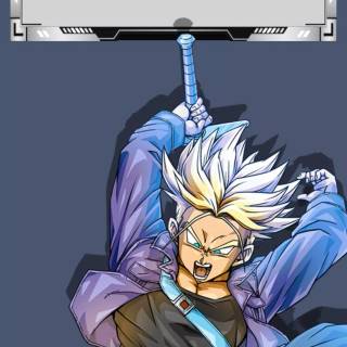 Future Trunks iPhone wallpaper
