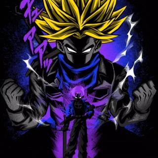 Future Trunks iPhone wallpaper