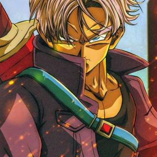 Future Trunks iPhone wallpaper