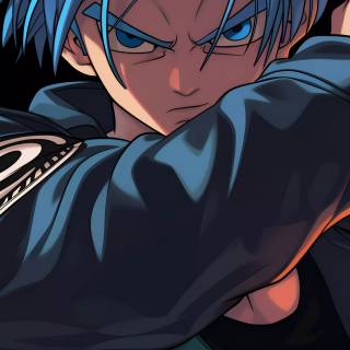 Future Trunks iPhone wallpaper