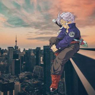 Future Trunks iPhone wallpaper