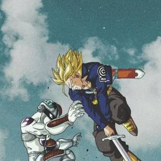Future Trunks iPhone wallpaper