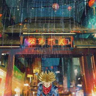 Future Trunks iPhone wallpaper