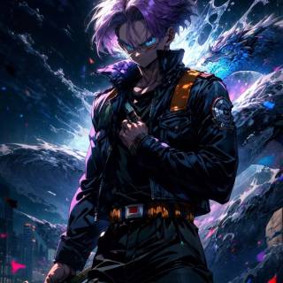 Future Trunks iPhone wallpaper