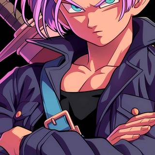 Future Trunks iPhone wallpaper