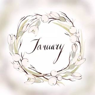 January iPhone wallpaper