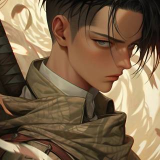 Attack On Titan Levi phone wallpaper