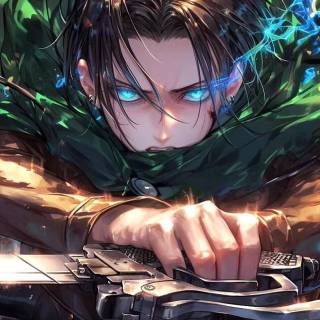 Attack On Titan Levi phone wallpaper