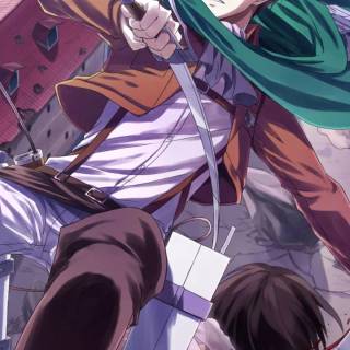 Attack On Titan Levi phone wallpaper