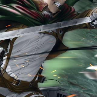 Attack On Titan Levi phone wallpaper
