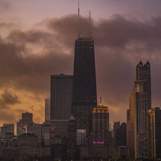 Chicago skyline iPhone wallpaper
