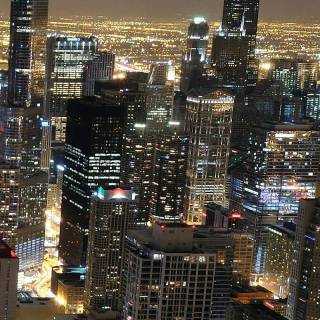 Chicago skyline iPhone wallpaper