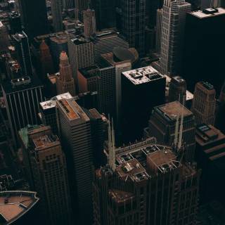 Chicago skyline iPhone wallpaper