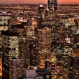 Chicago skyline iPhone wallpaper