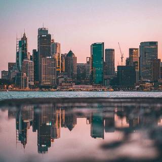 Chicago skyline iPhone wallpaper