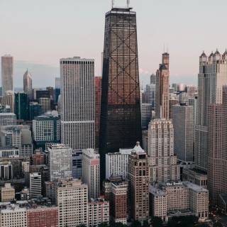 Chicago skyline iPhone wallpaper