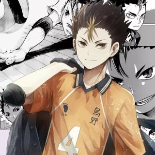 Nishinoya phone wallpaper