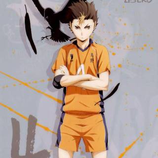 Nishinoya phone wallpaper
