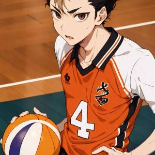 Nishinoya phone wallpaper