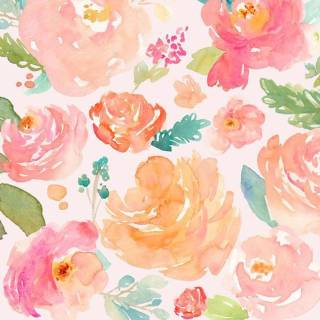 iPhone watercolor wallpaper