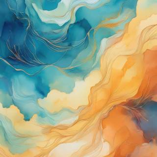 iPhone watercolor wallpaper