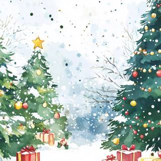 iPhone watercolor wallpaper