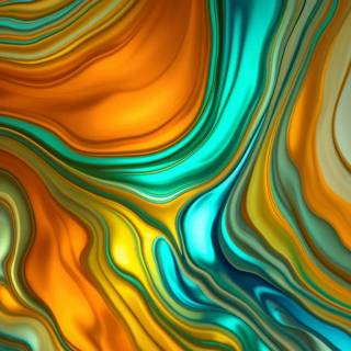 Green liquid wallpaper