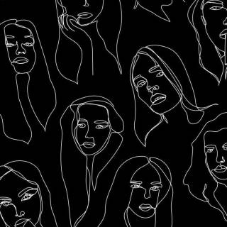 Black and white design iPhone wallpaper