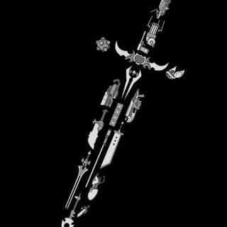 Black and white design iPhone wallpaper