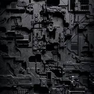 Black and white design iPhone wallpaper