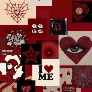 Red theme iPhone wallpaper