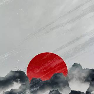 Red theme iPhone wallpaper