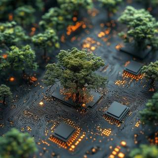 Miniature phone wallpaper